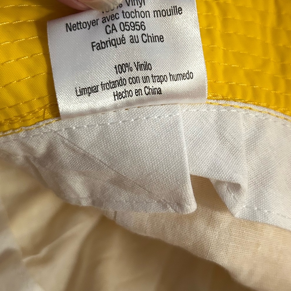 Totes Sunny Yellow Bucket Hat NWOT - Picture 5 of 5